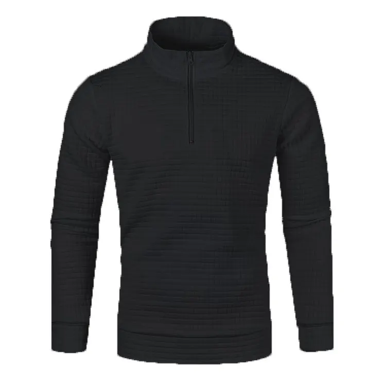 New Youth Streetwear Men's Plaid Jacquard Hoodie Long Sleeve Hoodie Zipper Sweatshirt Jacket Hoody Pullover Outerwear S-4XL