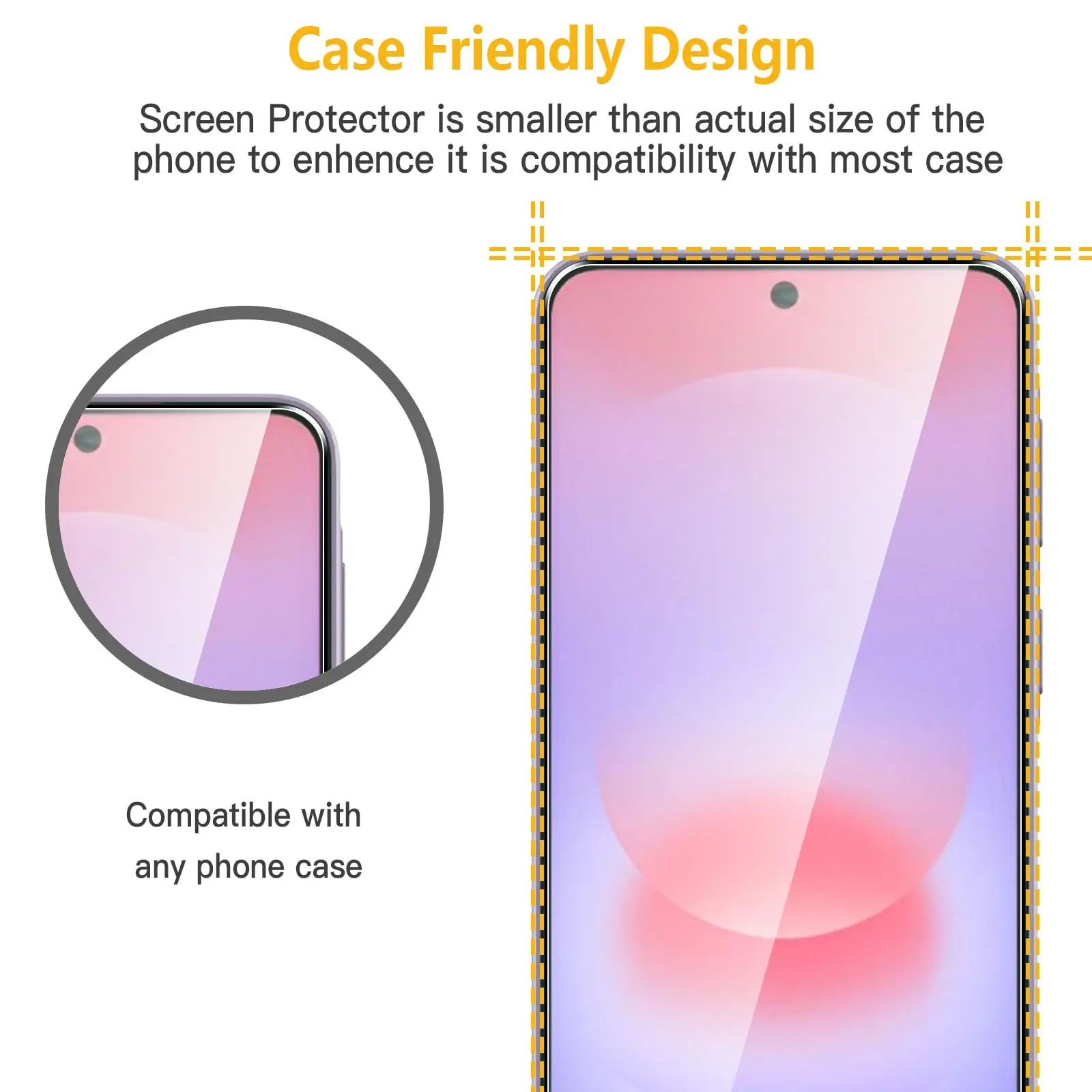 Premium 6.7 Tempered Glass Screen Protector - HD Crystal Clarity, 9H Hardness, Anti-Scratch & Shockproof