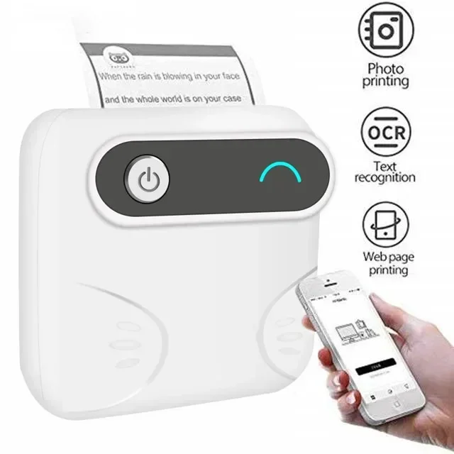 GlowMartMHT-P20 Inkless Blue tooth Pocket Portable 58mm mini mobile portable photo picture printer