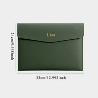 Sacs de fichiers en cuir A4 personnalisés pour lettres, sacs à documents officiels, sacs matériels et sacs de rangement pour le bureau d'affaires 6