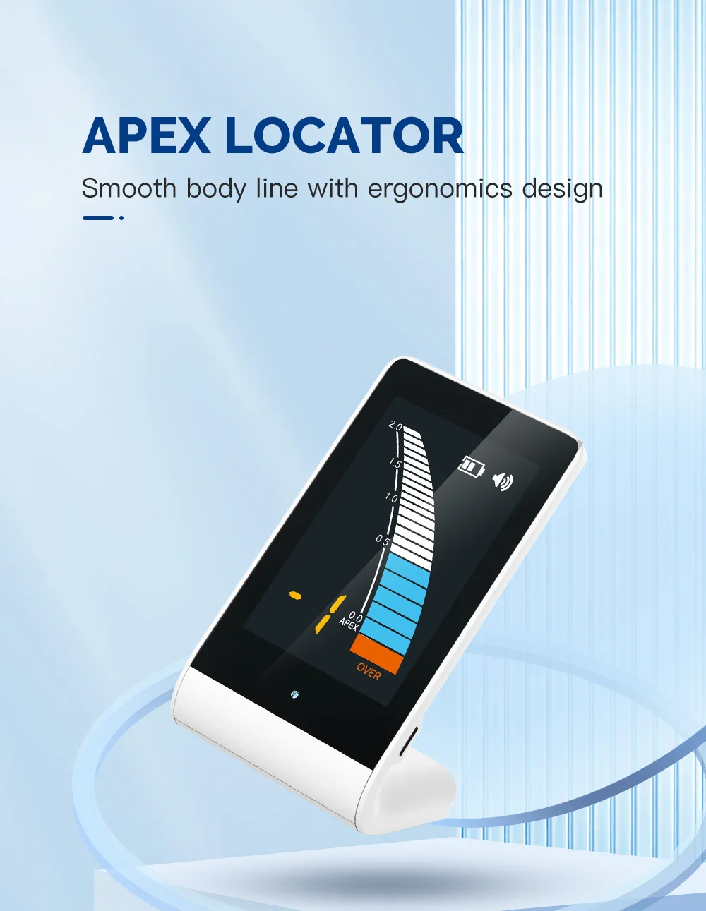AZDENT Dental Endo Apex Locator LCD Wurzelkanal Messgeräte Tragbare endodontische Messung Zahnarzt Instrument – Detail 1