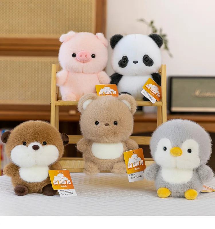 Neue süße weiche Plüsch-Serie Puppenkissen Elefant Schwein Hund Schaf süßes Plüschtier Geschenk geeignet für Jungen und Mädchen – Detail 20