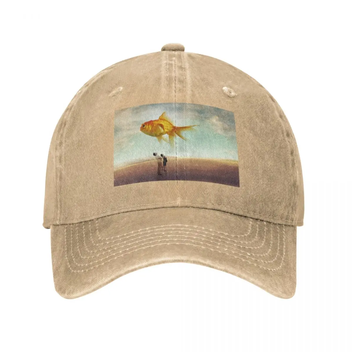 

Glow Goldfish Cowboy Hat Hiking hat bucket hat Male cap Women's