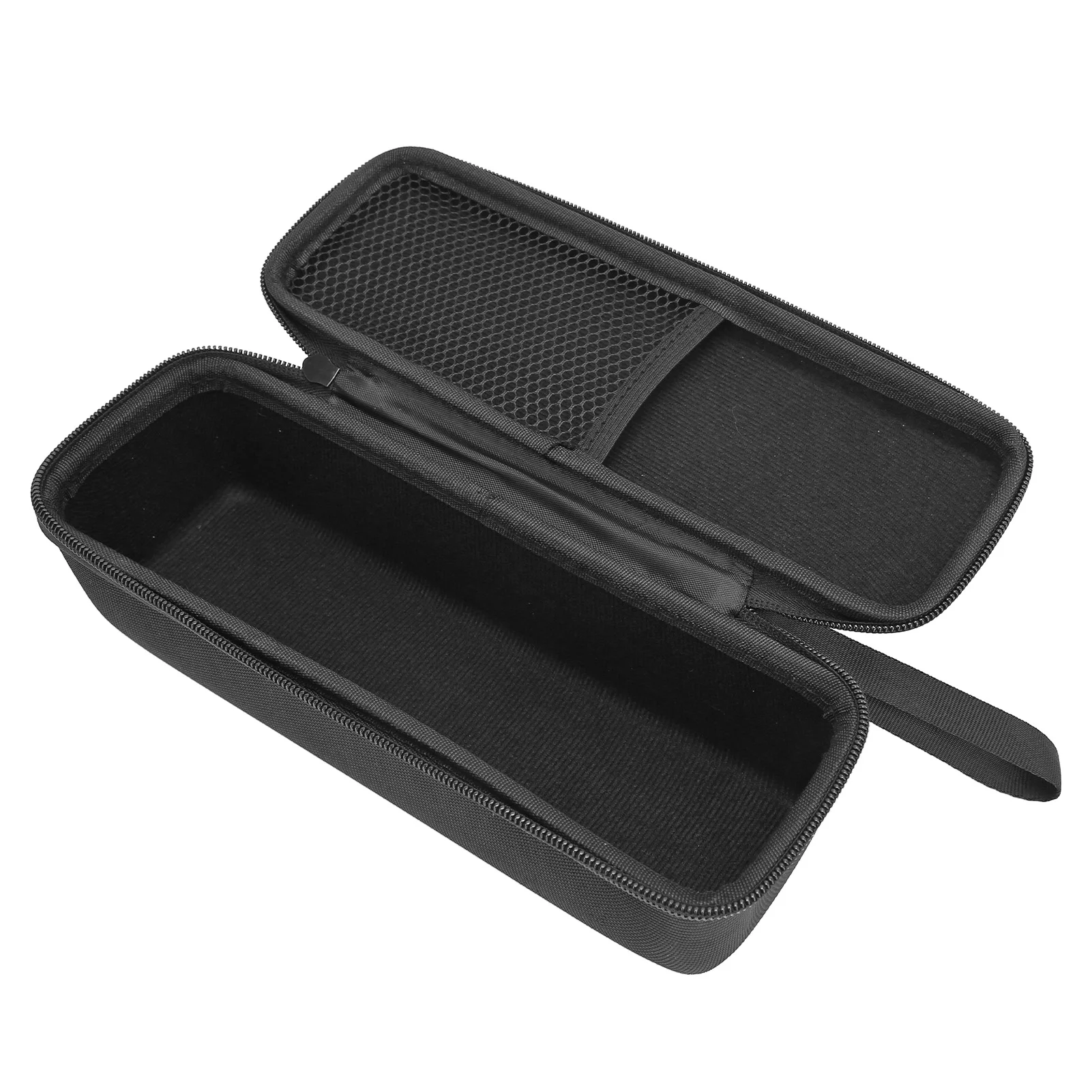 Bluetooth Speaker Carrying Bag Soft EVA Lining Drop Resistant Speaker Travel Hard Case Zip Closure with Mesh Pocket for Outdoor