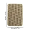 Cat Litter Mat Non Slip Big Pet Litter Box Filter Mat Double Layer Wear Resistant Waterproof Cat Litter Mat Pet Clean Supplies 2