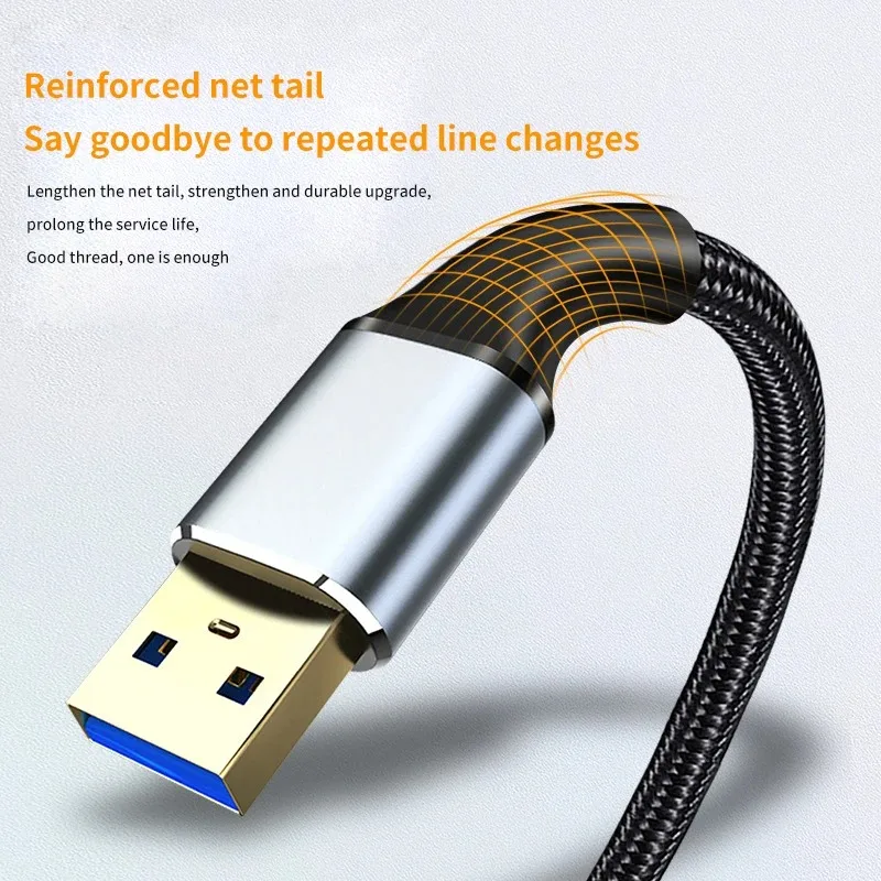 USB 3.0 연장 케이블 5Gbps 고속 데이터 케이블 USB 연장 코드 스마트 TV 노트북 PS3 PS4 Xbox One SSD USB3.0 연장 케이블