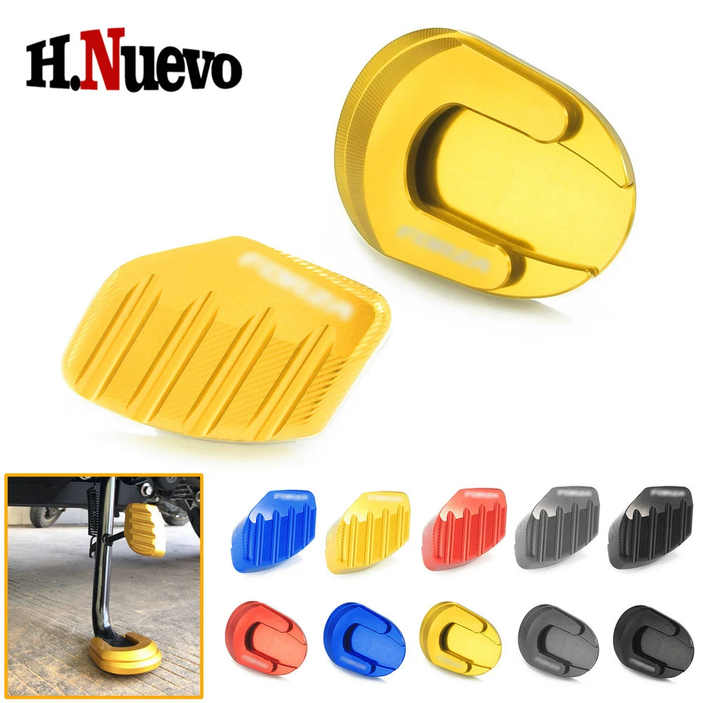 

Motorcycle Extension Enlarge Kickstand Footrest Foot Side Stand Pad Palte For Honda Forze 300 Forze300 2018 2019 Accessories