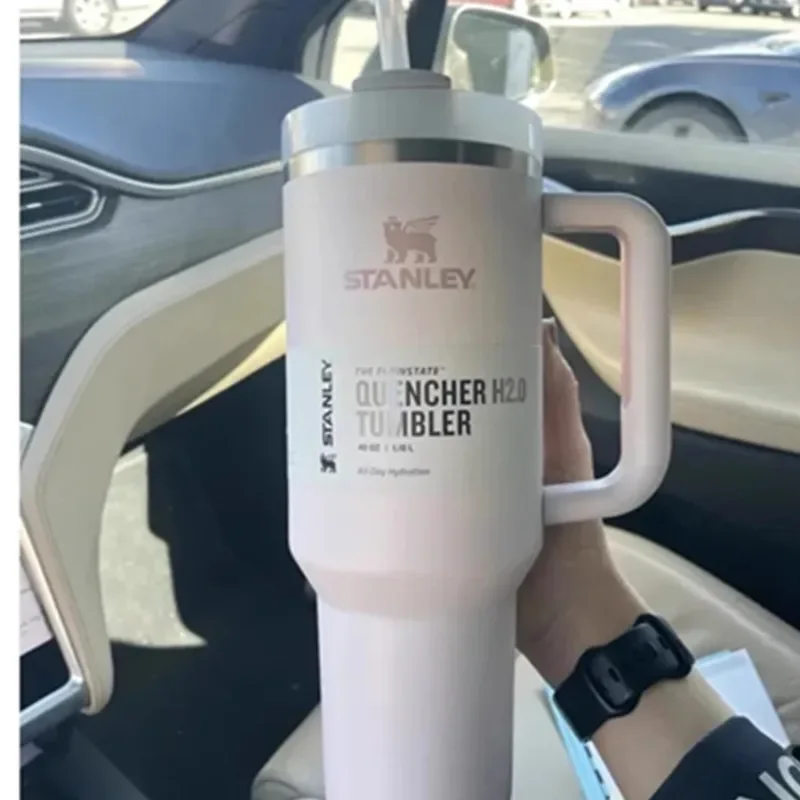 Stanley Quencher H2.0 FlowState Stainless Steel Vacuum Insulated Tumbler  with Lid and Straw for Water Cold Warm Dropshipping - AliExpress