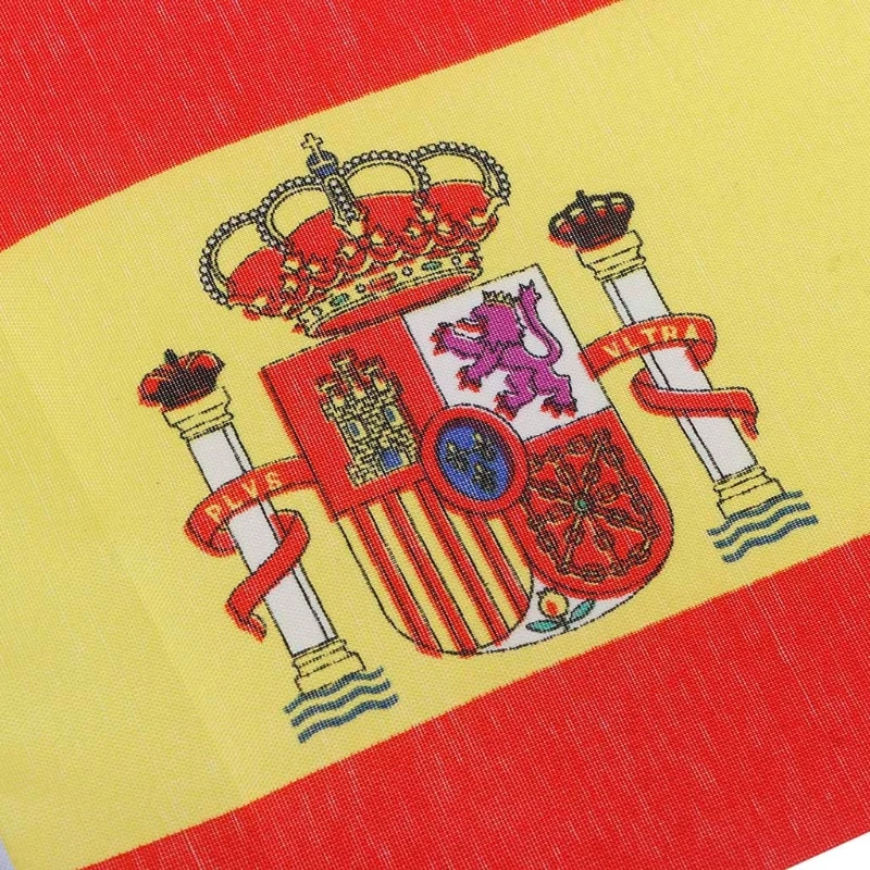 

5Pcs Spanish Hand Waving Flags Spain for Crest Banners Sports Opening Outdoor