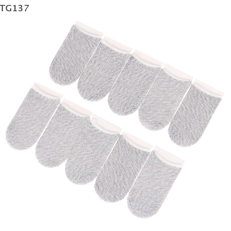 Touch Screen Sweat-Proof Gaming Finger Sleeves - Pack of 10