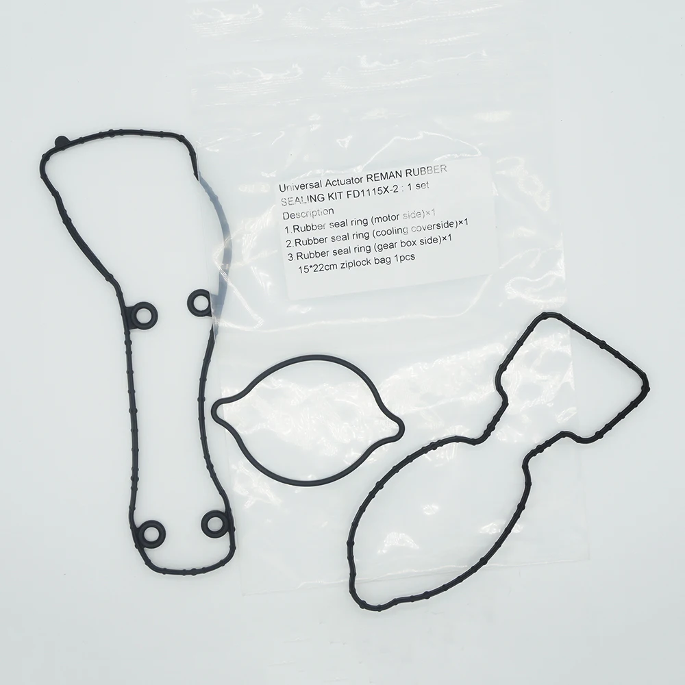 F-DIESEL Universal Actuator REMAN RUBBER SEALING KIT/Motor Side + Cooling Cover Side + Gear Box Sid Rubber Seal Ring