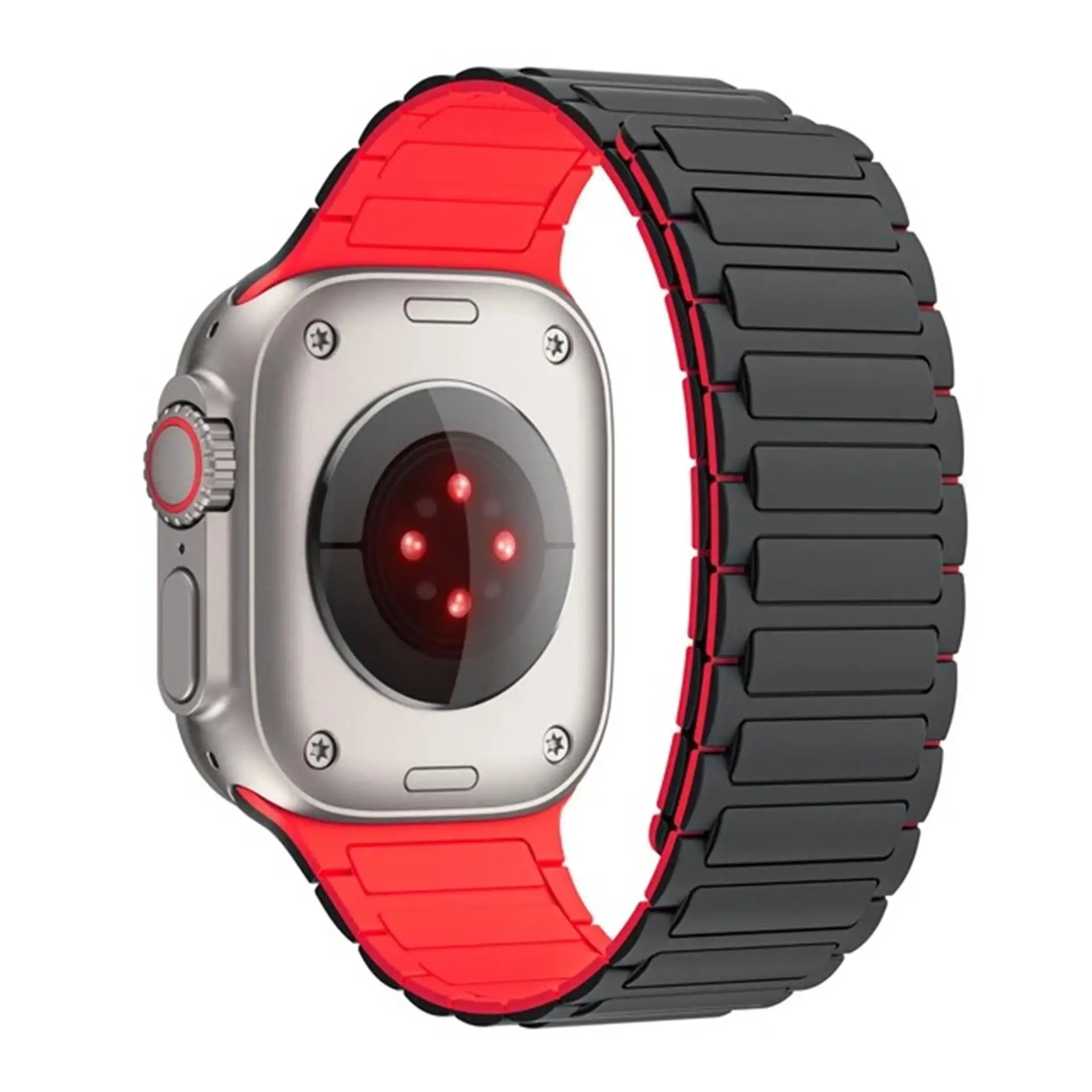 Magnet armband für Apple Uhren armband 44mm 45mm 49mm 38mm 42mm 41mm Silikon armband iwatch Serie 9 8 7 6 se 40mm Ultra2 Band 49 – Detail 4