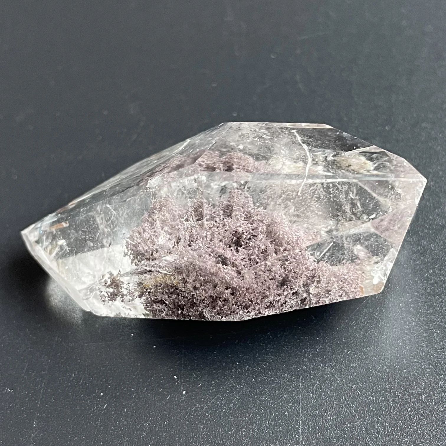 

Natural Green Phantom Free Form Crystal Rock Decoration Rough Polished Quartz Stone Healing