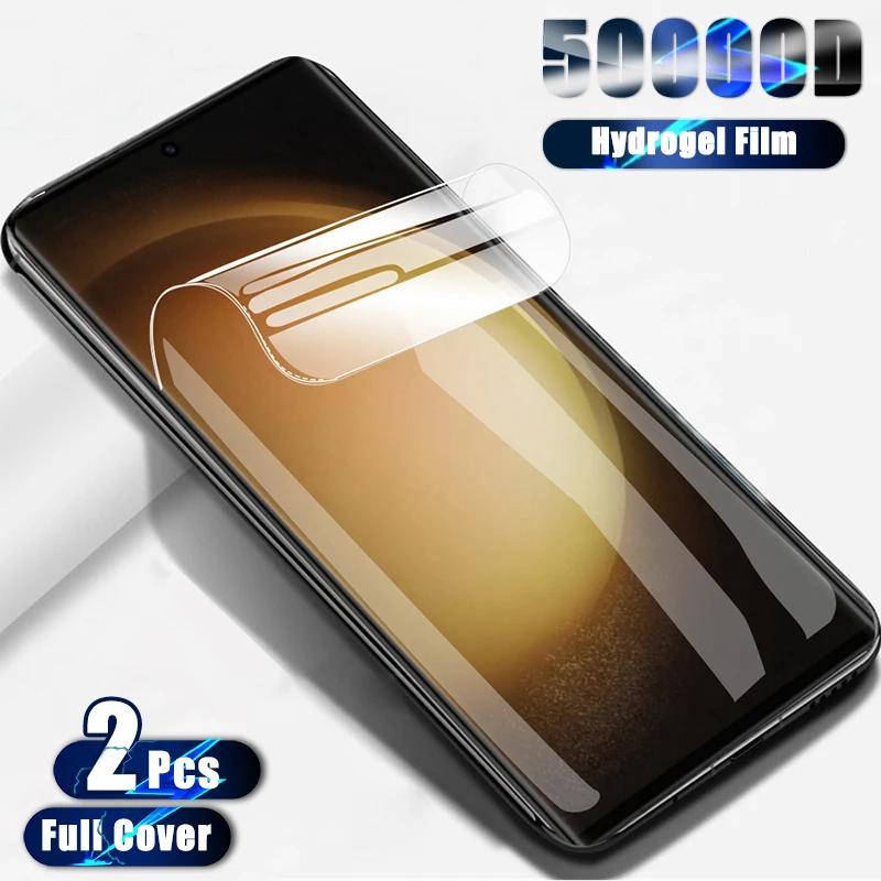 2PCS Full Cover Hydrogel Film For Samsung Galaxy S23 S22 S20 S21 S20