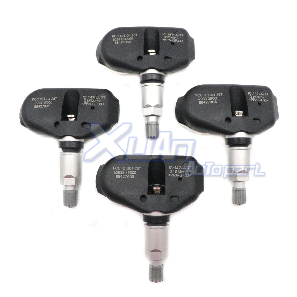 Ÿ̾ з  TPMS Ÿ̾  ý,  ҳŸ Ƽ   ҷ Ƽ ƸƼ 315MHz, 52933-3E000