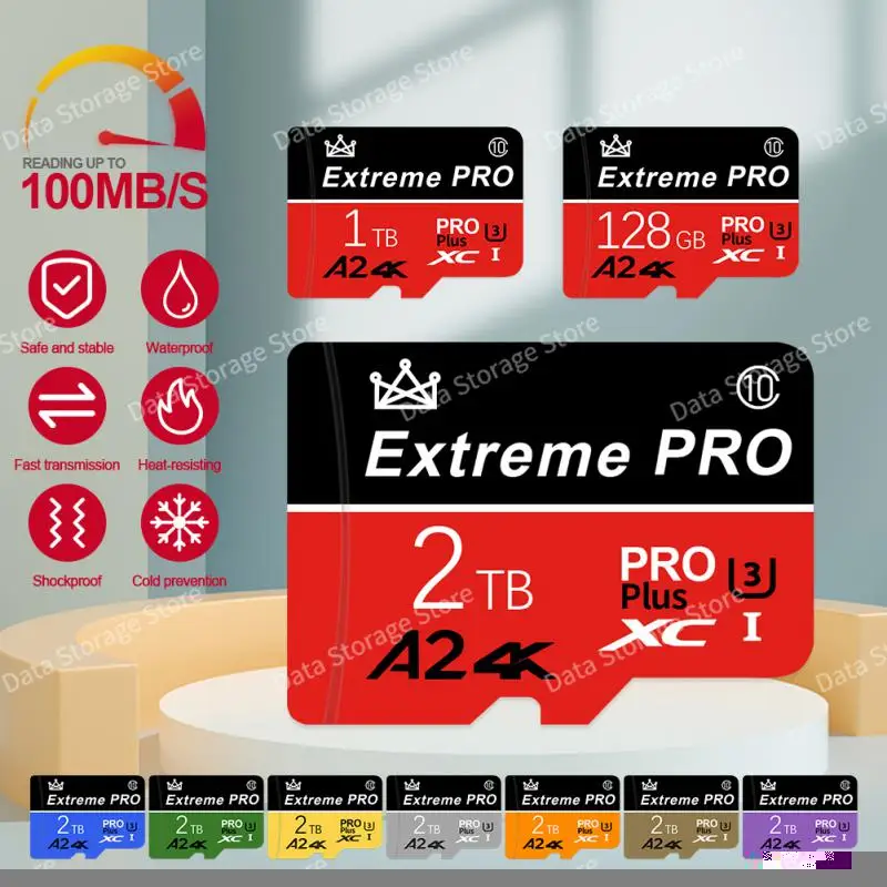 

Карта памяти Micro TF Sd, стандартная, 1 ТБ, 100 Мб, 128 ГБ