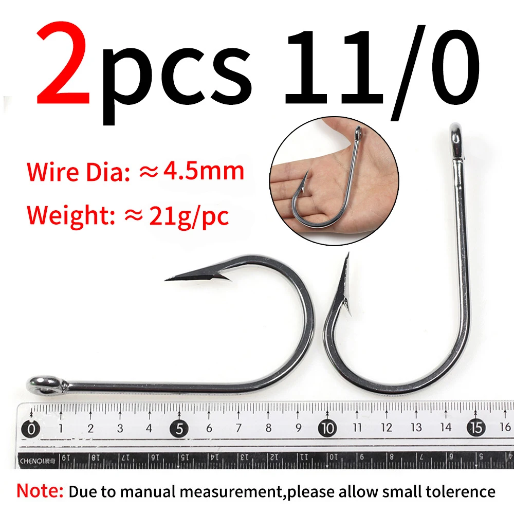 Lot De 100 Hameçons De Pêche En Forme De Pieuvre En Acier à Haute Teneur En Carbone Avec Tige Forgée Solide Et Pointe De Courbure Inversée, 12 Tailles (#6