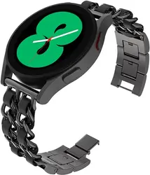 Cinturino per Orologio in Pelle Elegante e Metallo - Design Premium, Disponibile in Diverse Misure