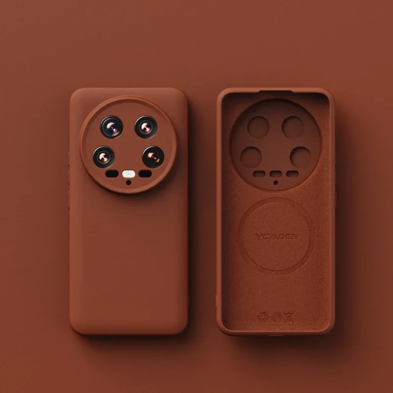 Premium Magnetic Liquid Silicone Shockproof Case with Matte Finish