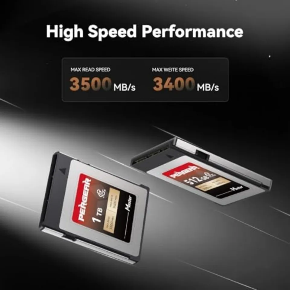 PERGEAR CFexpress 4.0 Type B Memory Card 512GB 1TB 3500MB/S