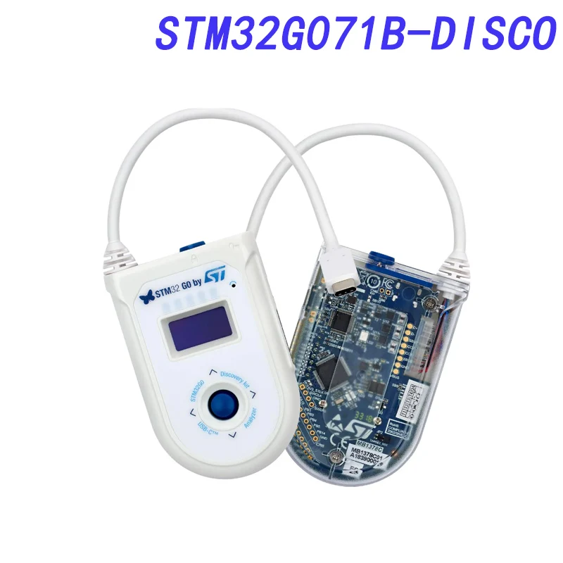 

STM32G071B-DISCO Development Boards & Kits - ARM USB Type-C and Power Delivery Discovery kit STM32G071RB MCU