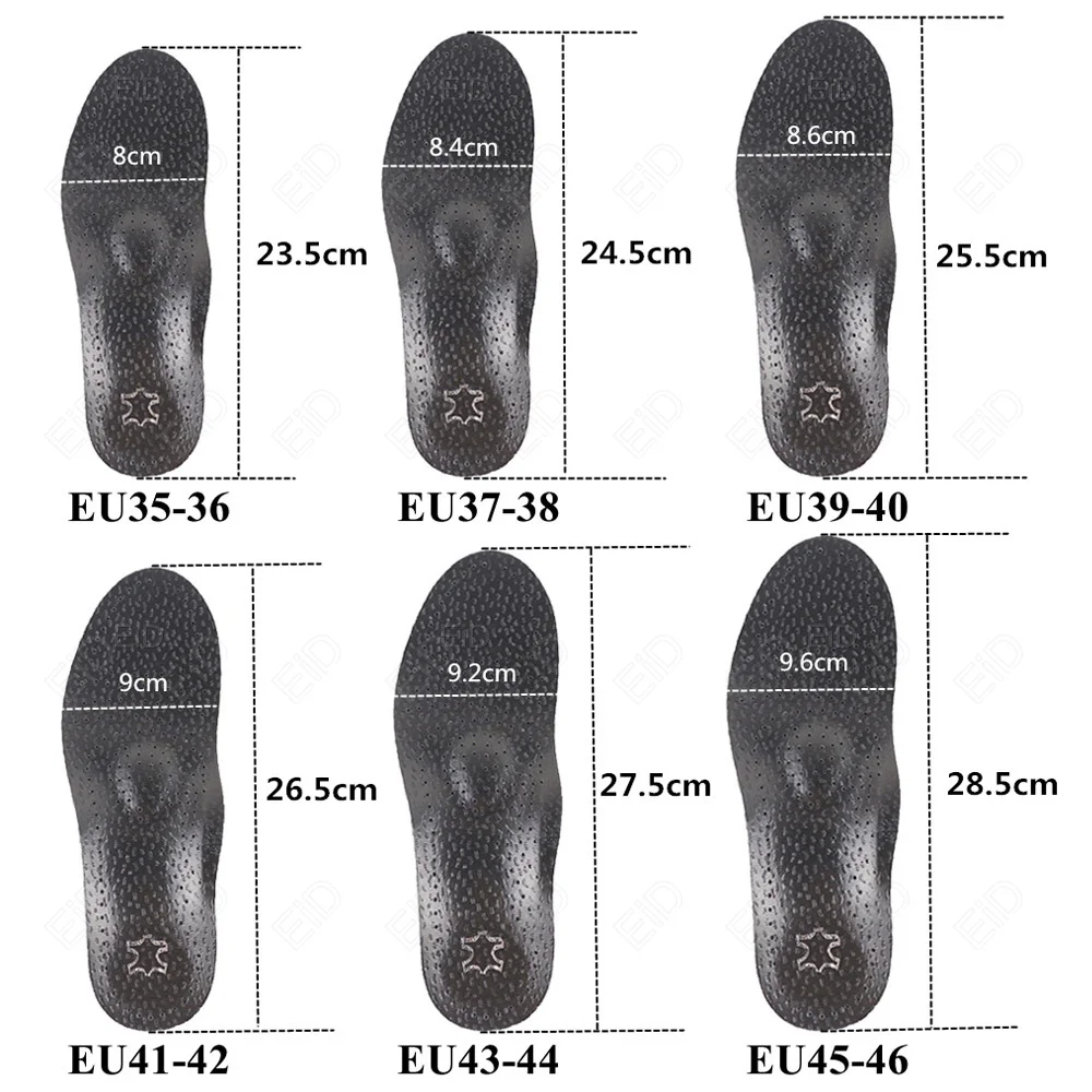 EiD Orthopedic Insoles Orthotics Flat Foot Health Sole Pad For Shoes Insert Arch Support Pad For Plantar fasciitis O/X Leg pads