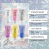 Jaysuing Glitter Sequins Gel Natural Stereo Body Highlight Sequins Party Orgy Multi-color Lasting Setting Mild Non-irritating 2