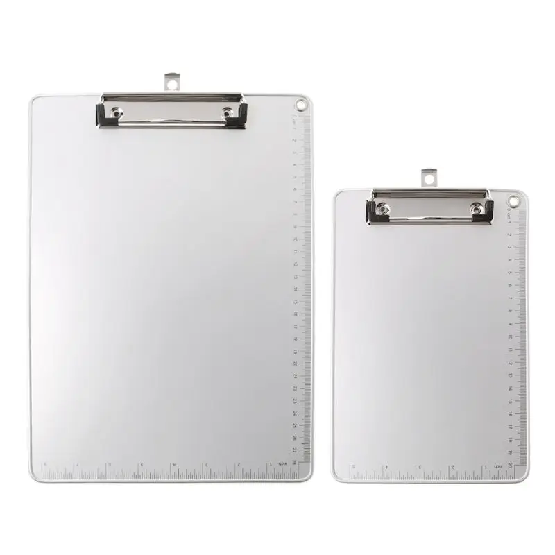 

Portable Aluminum Alloy Writing Clip Board Antislip File Hardboard Paper