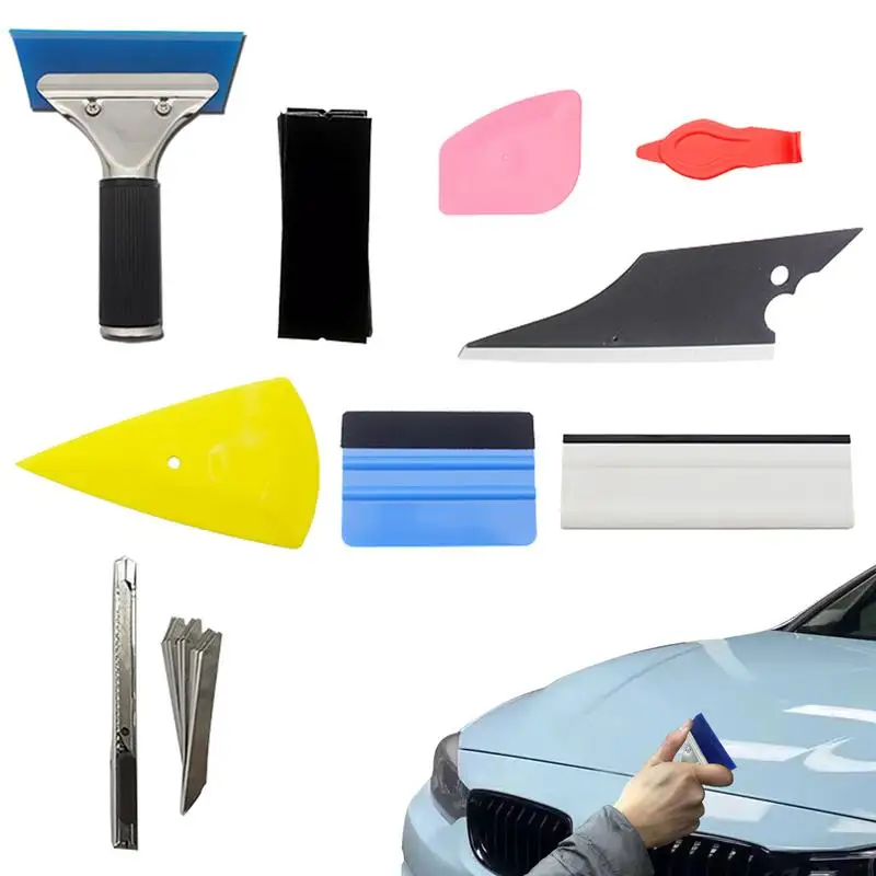 

Car Tint Windows Kit Car Window Film Squeegee Automotive Film Scrapers Window Tint Tools Car Color Changing And Filming Tool For