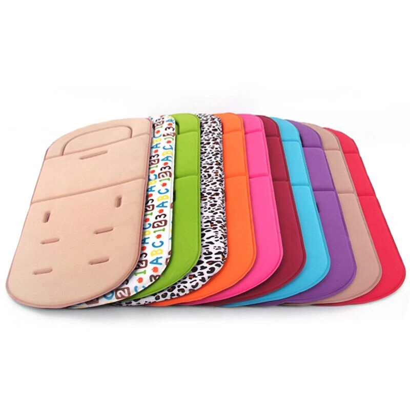 Baby Car Cushion Cartoon Printing Cushion Soft Breathable Baby Stroller Accessories Portable Sponge Pad