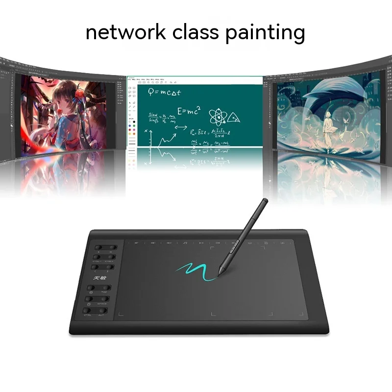 

Digital Tablet G10 Art Graphics Drawing Tablet Animation Digital Board For Painting / Writing / With 8192 Levels Stylus Birt