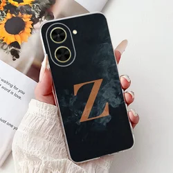 Luxury Letters Soft Slim Phone Protective Shell Case - Stylish & Durable Back Cover for Xiaomi Poco C71 (2Z)