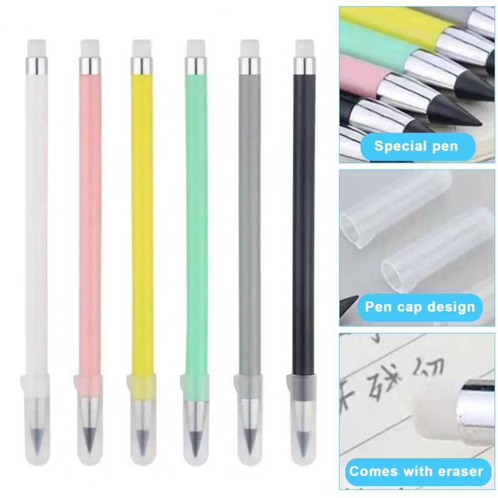 7Pcs Inkless Pencils Reusable Inkless Pencil Infinity Everlasting Pencil  for Writing Drawing Office School and Family Supplies - AliExpress