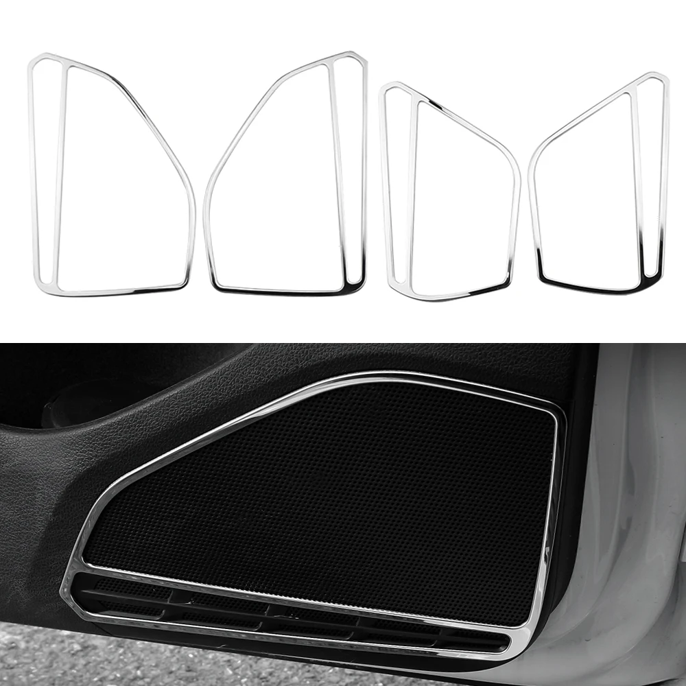 Autotür Lautsprecher Audio Aufkleber für Volkswagen Golf 7 mk7 7,5 mk 7,5-4pcs Lautsprecher Sound Cover Trim Zubehör