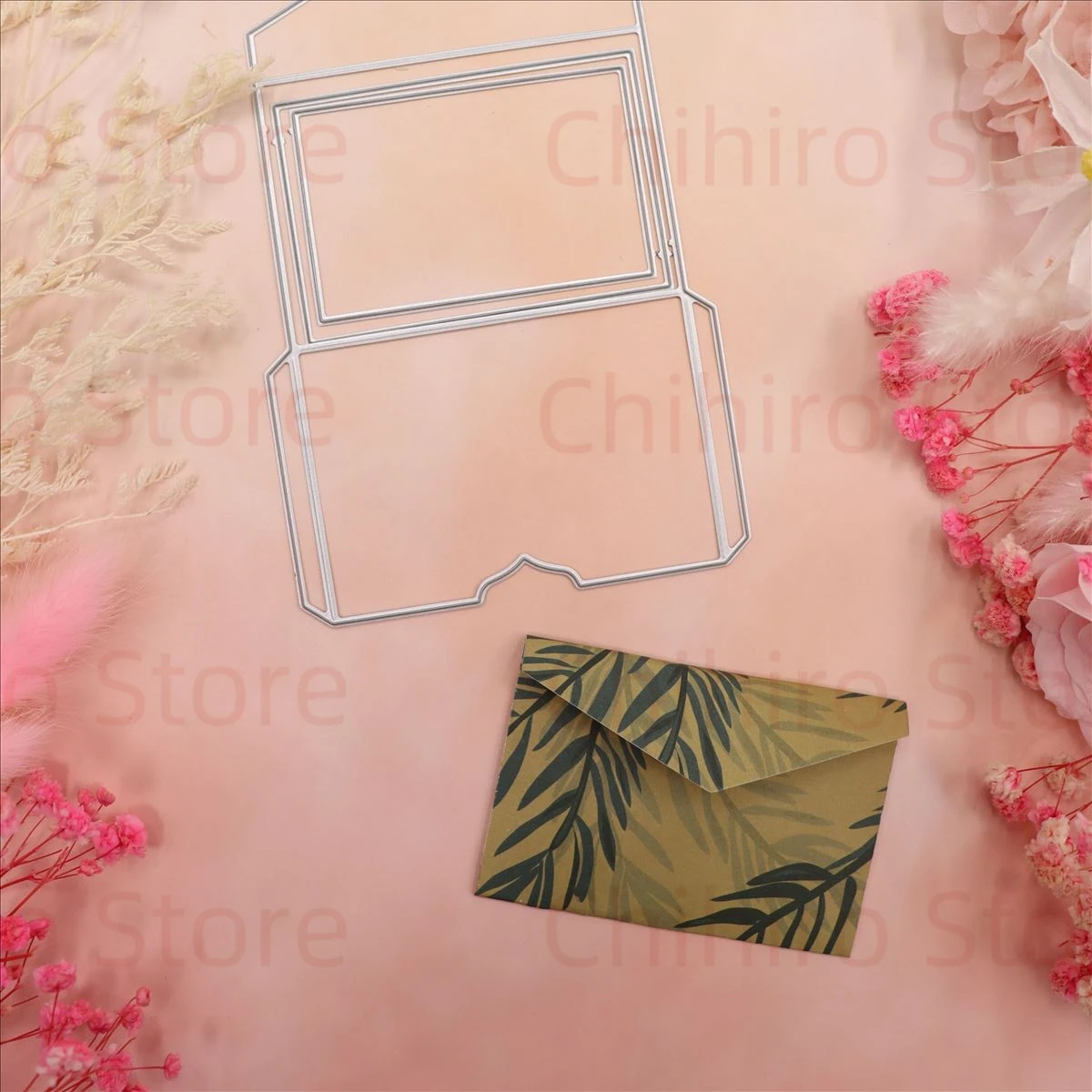 Nuovo Design Busta Taglio Di Metallo Die Stencil Template Per Carta Per Goffratura Fai Da Te Album Fotografico Carte Regalo Fare Scrapbook Muore Tagliato - Foto 11