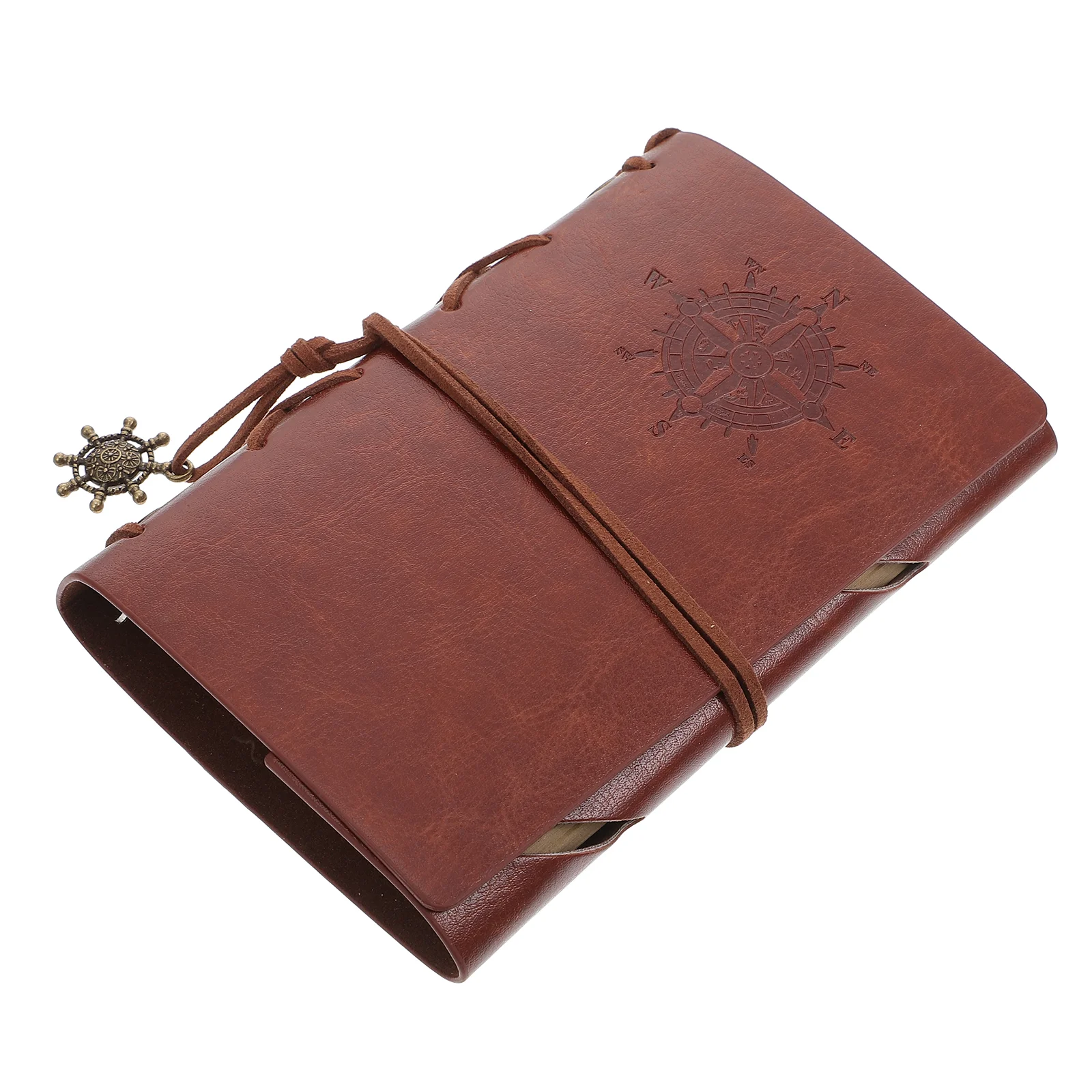 

Retro Spiral Notebook Diary Notepad Vintage Pirate Anchors PU Note Book Replaceable Stationery Gift Traveler Journal