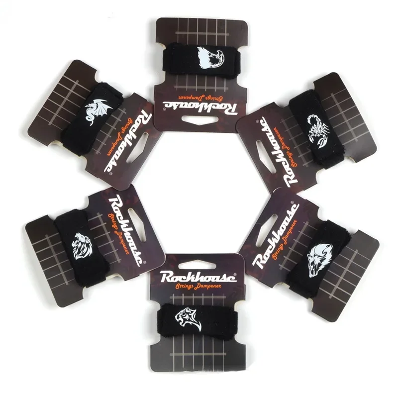 Gitarre Bund Saiten Stumm Noise Dämpfer Gitarre Strahl Band Griffbrett Stummschaltung Dämpfer String Wraps Für Akustische Gitarre Bass Ukule