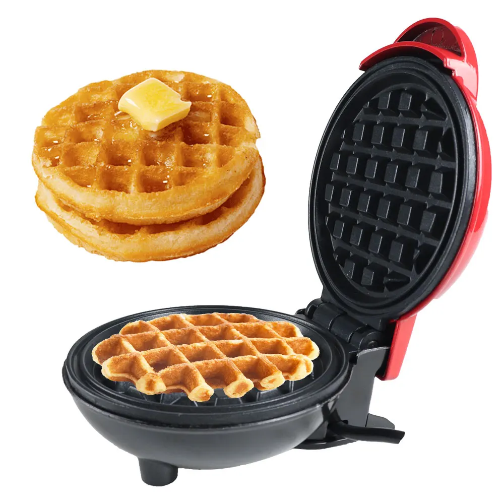 Electric Mini Meal Waffle Mold Portable Breakfast Machine Kitchen Cooking  Appliance for Kids Breakfast Household Appliances - AliExpress