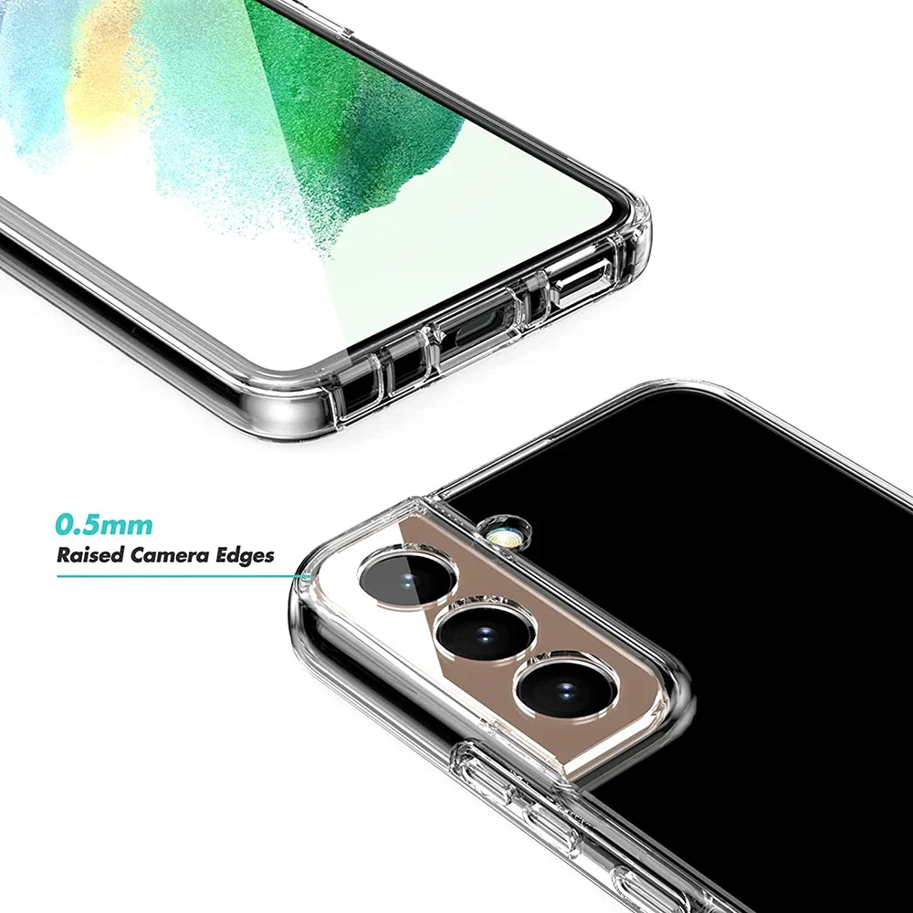 360° Full Cover Silicone TPU Hybrid Case - Durable Protection with Hard Coque Design