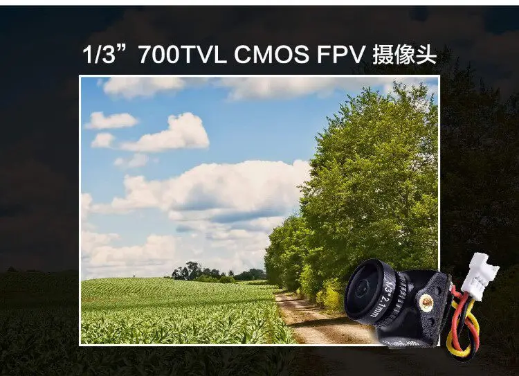 RunCam Nano2 Mini Caméra FPV 14mm pour Drone 7-10 pouces