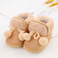 Babies' Soft-soled Toddler Shoes Baby Boy Girl Cotton-padded Shoes Infant Snow Boots Baby Crib Shoes 3