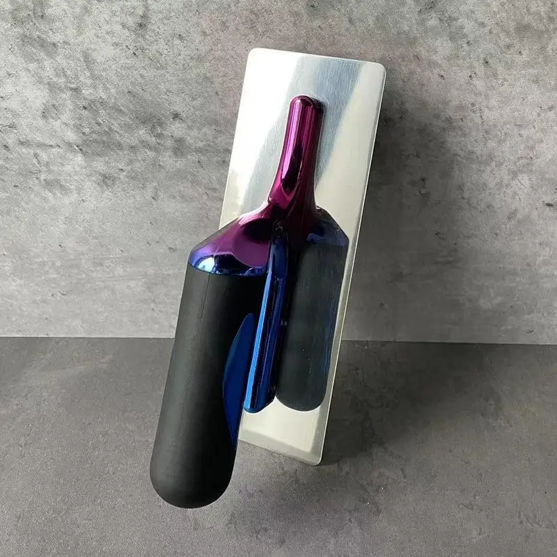 Flat Drywall Trowel Concrete Finishing Trowel With Colored Handle Stainless Steel Wall-Board Plasterboard Concrete Cement