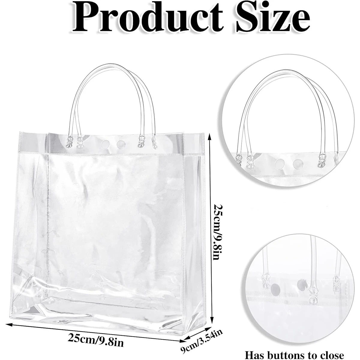 Gift Bags Candy Bags 20pcs Transparent For Christmas Halloween Souvenirs Parties Birthday Gifts Anniversaries Weddings
