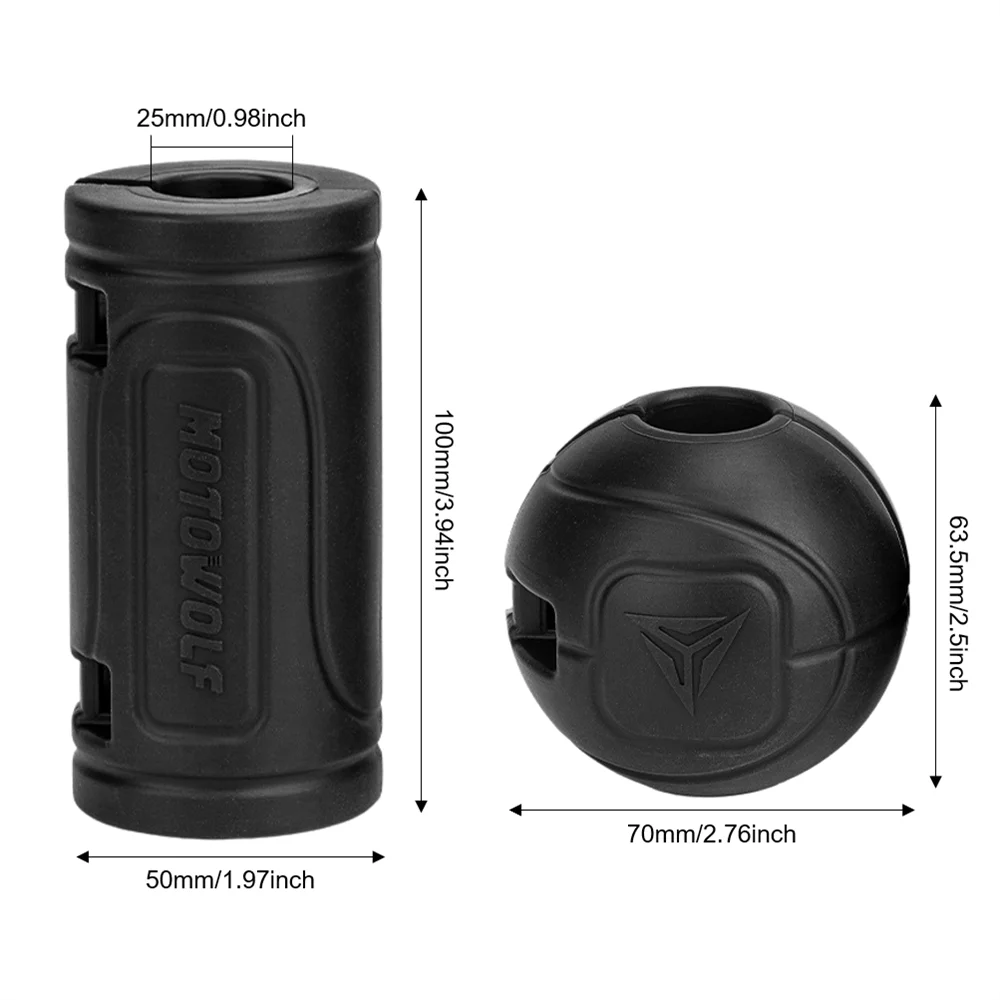 25mm Decorative Motorcycle Engine Guard Protector with Bumper Guard Blocks