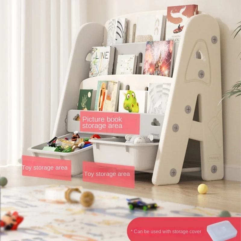 K-star New Letter Bookshelf Cactus Bookshelf Children's Picture Book Large Capacity Storage Rack Hot Sale Dropshipping