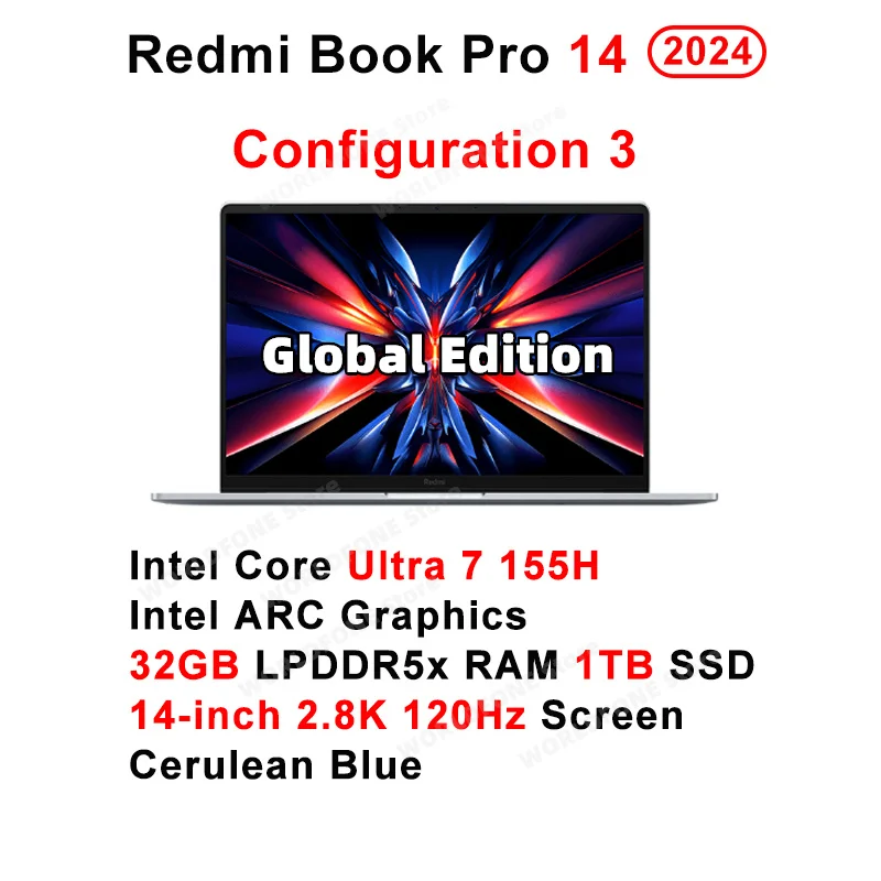 2024 كمبيوتر محمول Xiaomi Redmi Book Pro 14 Intel...