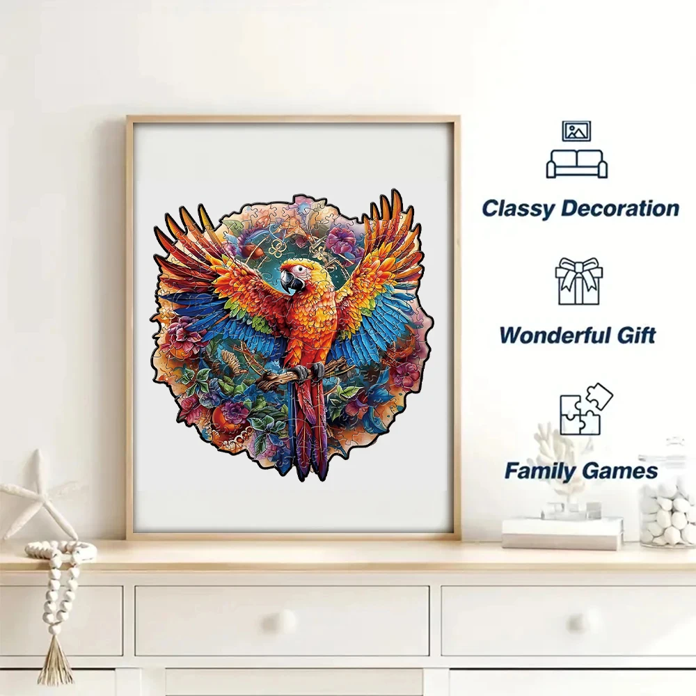 Hummingbird Wooden Puzzle wooden jigsaw puzzles jigsaw puzzles wooden puzzle toys educational puzzles Perfect Home Decoration and Holiday Gift For Adults and Children's