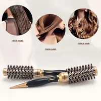 Peigne antistatique pour salon de coiffure, coiffure et curling, barbier, support pour femmes, brosse à cheveux bouclés, outil de coiffage 5