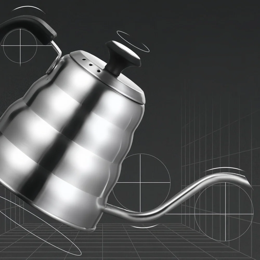 Stainless Steel Pour Over Coffee Kettle - Precisio...