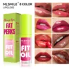 MLSMILE 8 Color Lip Gloss Lip Oil Lip Glaze Moisturizing Mirror Long-lasting Pearl Beep Lip Enhancement Lip Balm Clear Lip Oil 1